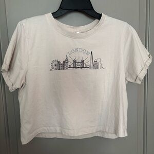 London cropped shirt